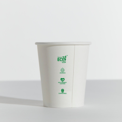 8OZ WHITE SINGLE WALL 80 MM CUP