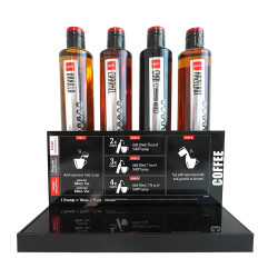 SHOTT 4 BOTTLE DISPLAY STAND