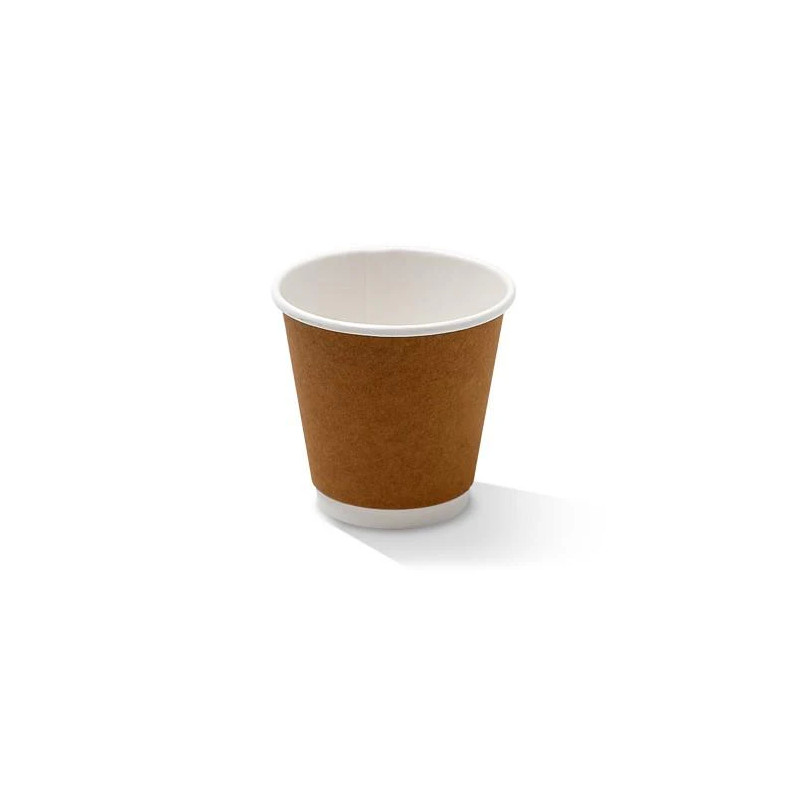 8OZ KRAFT DOUBLE WALL HOT CUP