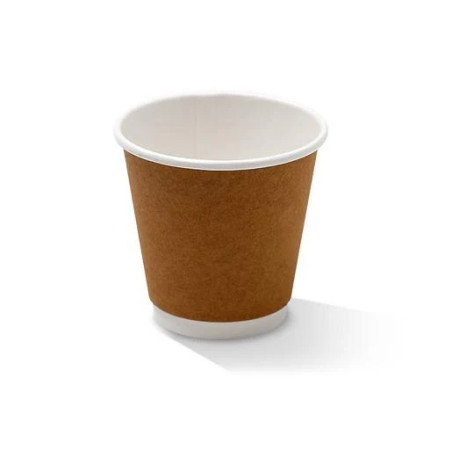8OZ KRAFT DOUBLE WALL HOT CUP