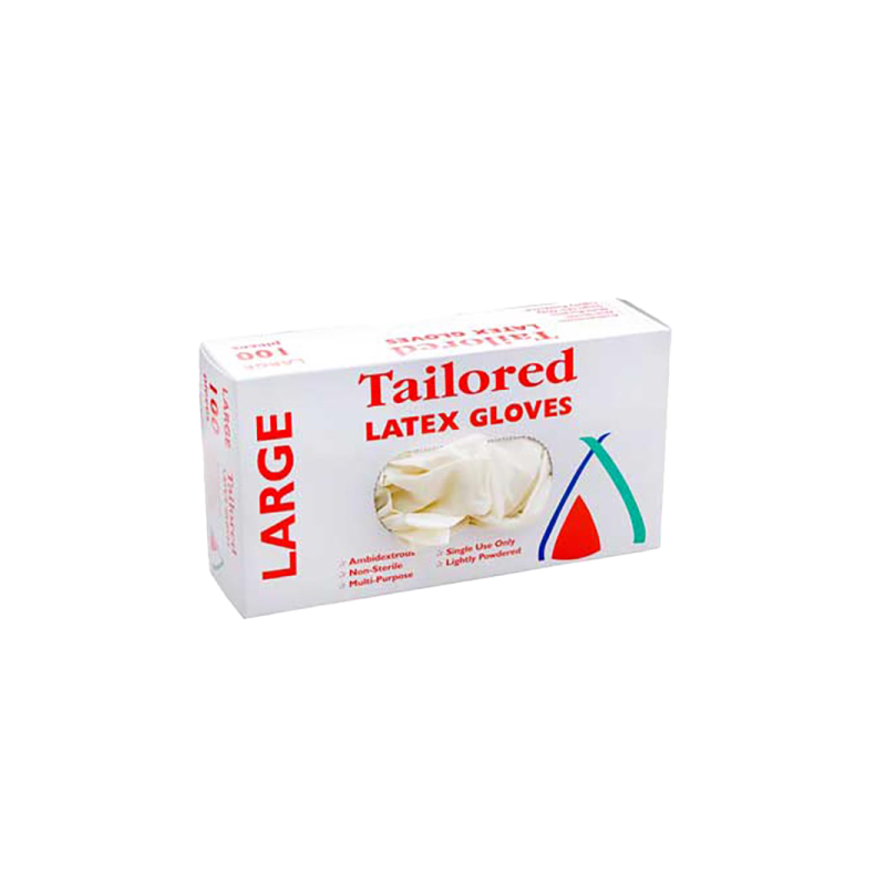 LATEX GLOVES LARGE