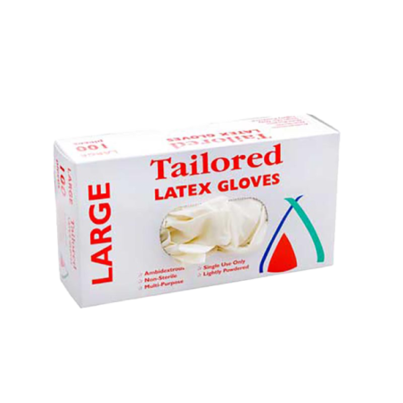 LATEX GLOVES LARGE