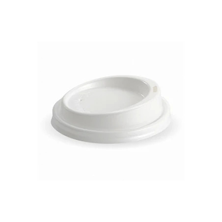 90 mm WHITE BIODEGRADABLE TRAVEL LID