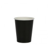 8OZ BLACK SINGLE WALL UNI 90MM CUP