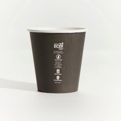 8OZ BLACK SINGLE WALL UNI...