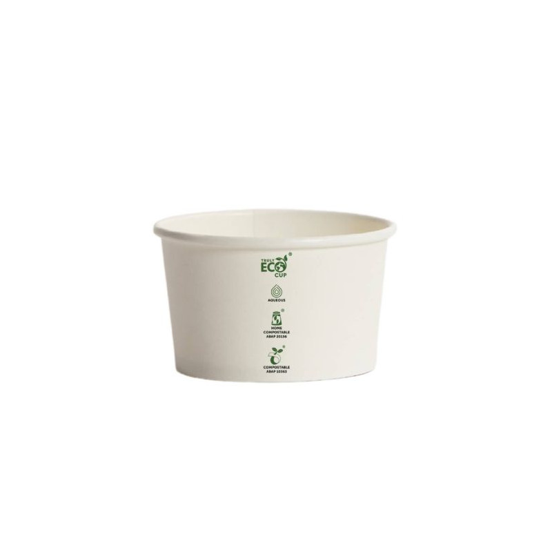 8OZ ICE CREAM WHITE PAPER CUP