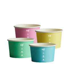 8OZ ICE CREAM PASTEL PAPER CUPS
