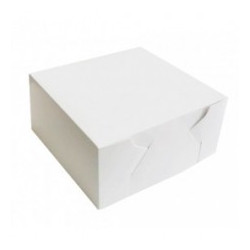 12X12X4 WHITE CAKE BOX