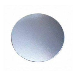 12" ROUND SILVER CAKE BASE