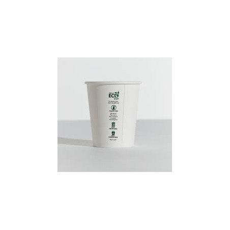 8OZ WHITE SINGLE WALL UNI 90MM CUP