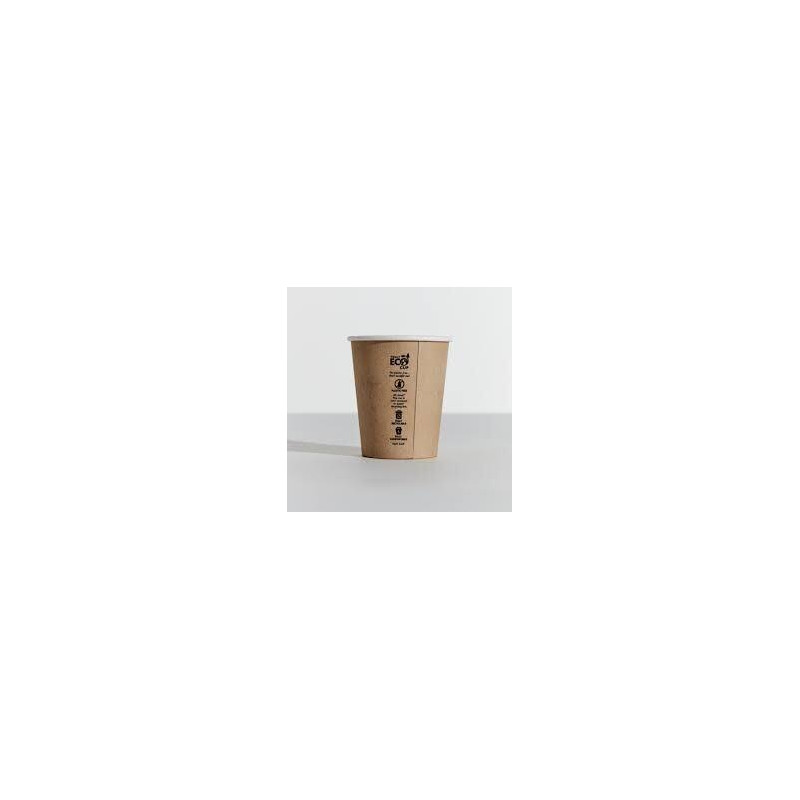 8OZ KRAFT SINGLE WALL UNI 90MM CUP