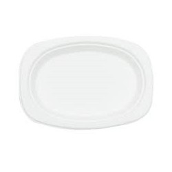 PULP MOULDED PLATE 9" X 6" OVAL