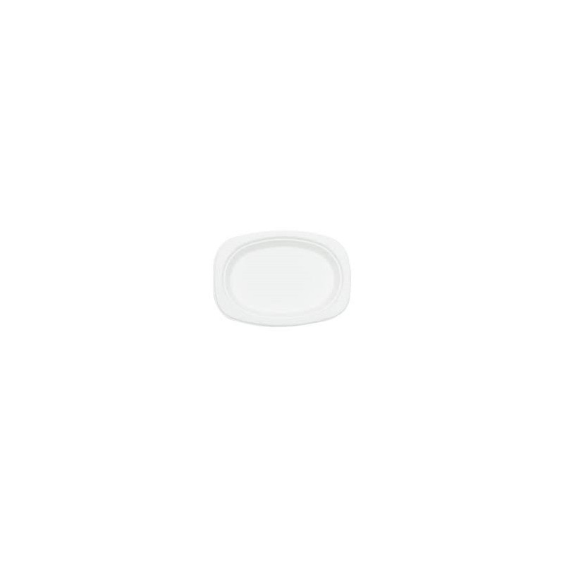 PULP MOULDED PLATE 9" X 6" OVAL
