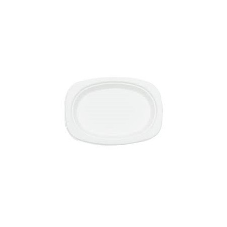 PULP MOULDED PLATE 9" X 6" OVAL