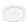 PULP MOULDED PLATE 9" X 6" OVAL