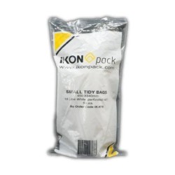 BIN LINER WHITE - SMALL 18LT