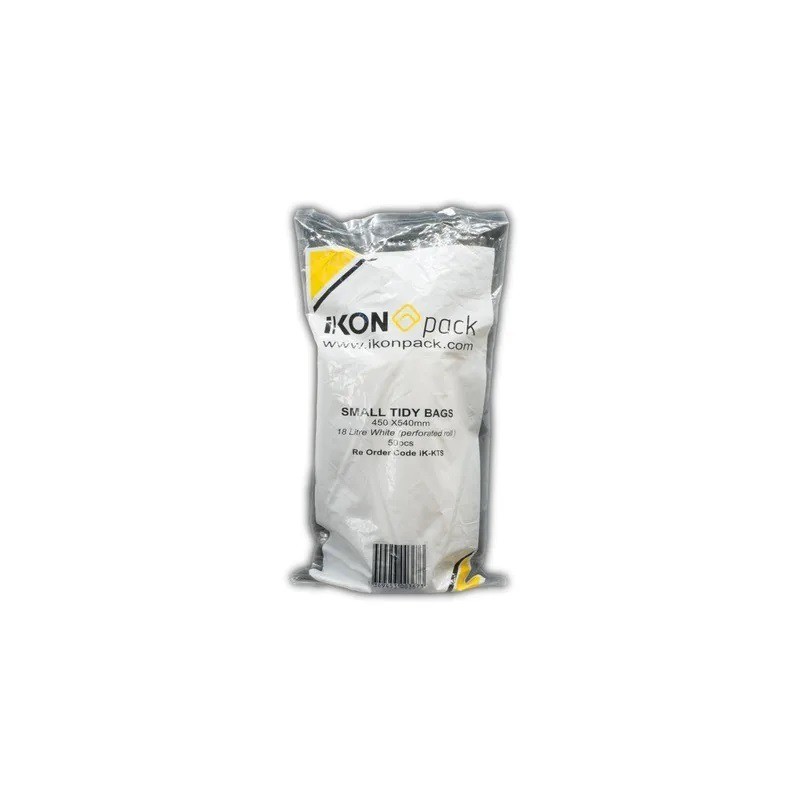 BIN LINER WHITE - SMALL 18LT