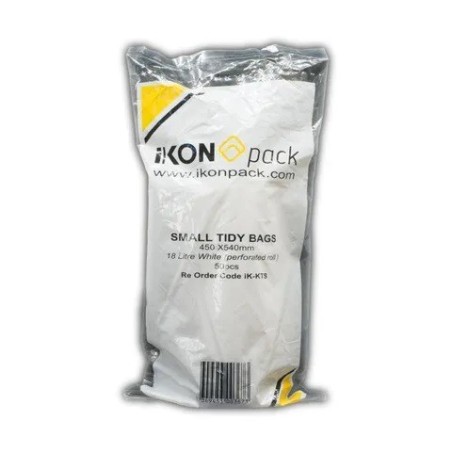 BIN LINER WHITE - SMALL 18LT