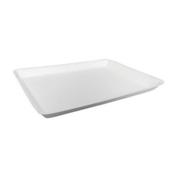 14X11 WHITE FOAM TRAY DEEP