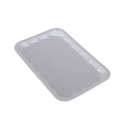 8X5 WHITE FOAM TRAY SHALLOW