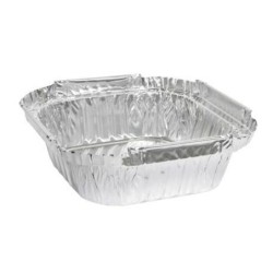 FOIL CONTAINER- SMALL SHALLOW SQUARE