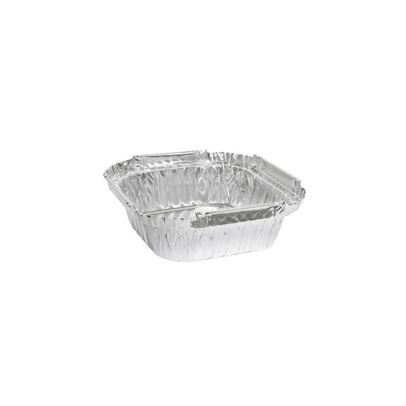 FOIL CONTAINER- SMALL SHALLOW SQUARE