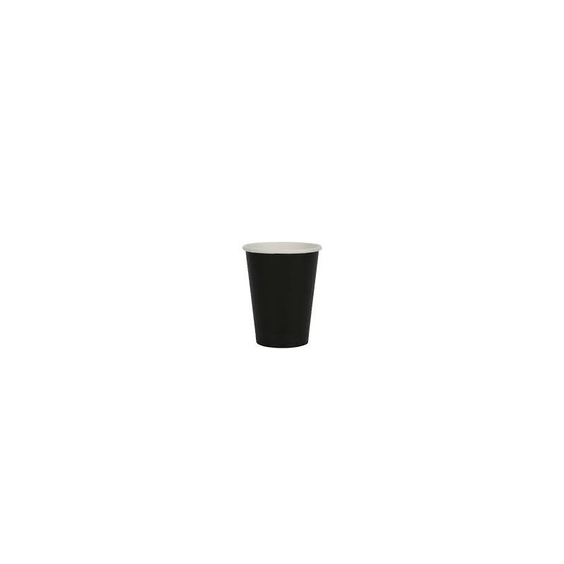 12OZ BLACK SINGLE WALL HOT CUP
