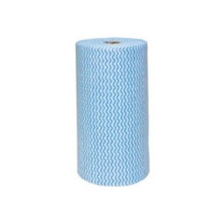 BLUE HEAVY DUTY WIPE ROLL ANTI BACTERIAL