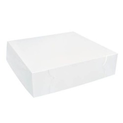 15X15X4 WHITE PAVLOVA BOX