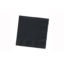 BLACK QUILTED COCKTAIL NAPKIN
