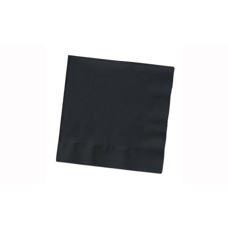 BLACK QUILTED COCKTAIL NAPKIN