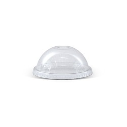 PET DOME LID NO HOLE 98MM