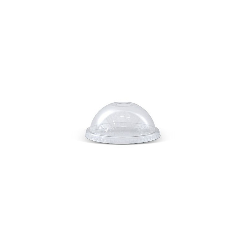 PET DOME LID NO HOLE 98MM