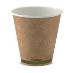 8OZ KRAFT SINGLE WALL UNI 90MM CUP