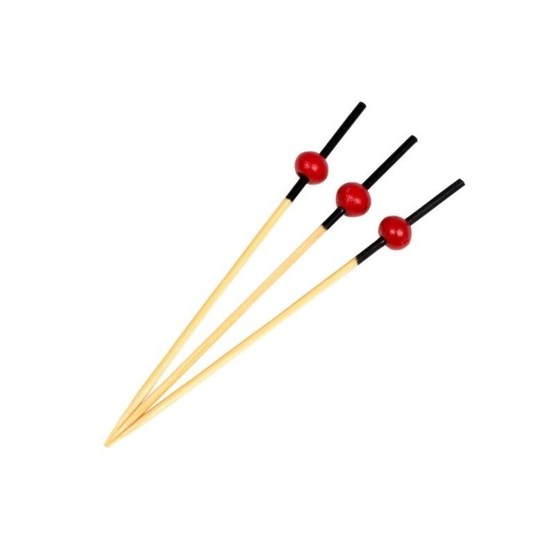 BAMBOO PICKS RED BALL