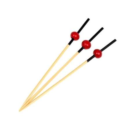 BAMBOO PICKS RED BALL