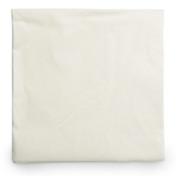 WHITE QUILTED COCKTAIL NAPKIN