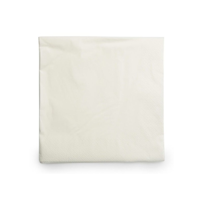 WHITE QUILTED COCKTAIL NAPKIN