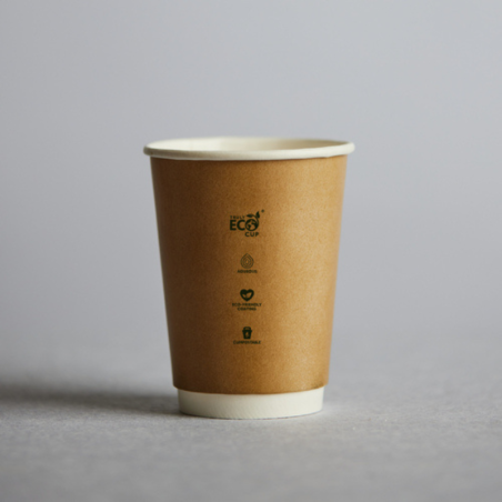 12OZ KRAFT DOUBLE WALL HOT CUP