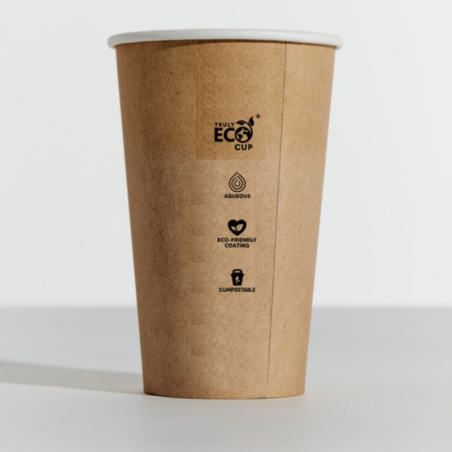 16OZ KRAFT SINGLE WALL HOT CUP