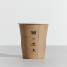 4OZ KRAFT SINGLE WALL HOT CUP