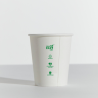 6OZ WHITE SINGLE WALL COMPOSTABLE CUP