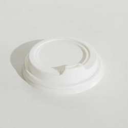 90 mm WHITE BIODEGRADABLE SIPPER LID